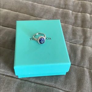 Australian Crystal Blue Stone Ring...